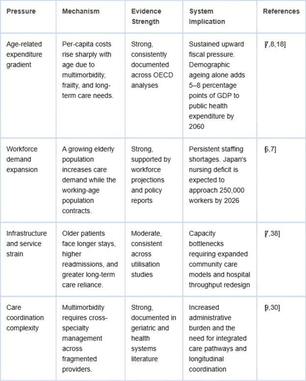 <p>Structural Pressures of Population Ageing on Healthcare Systems.</p>